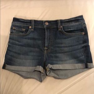 7 for all man kind denim short